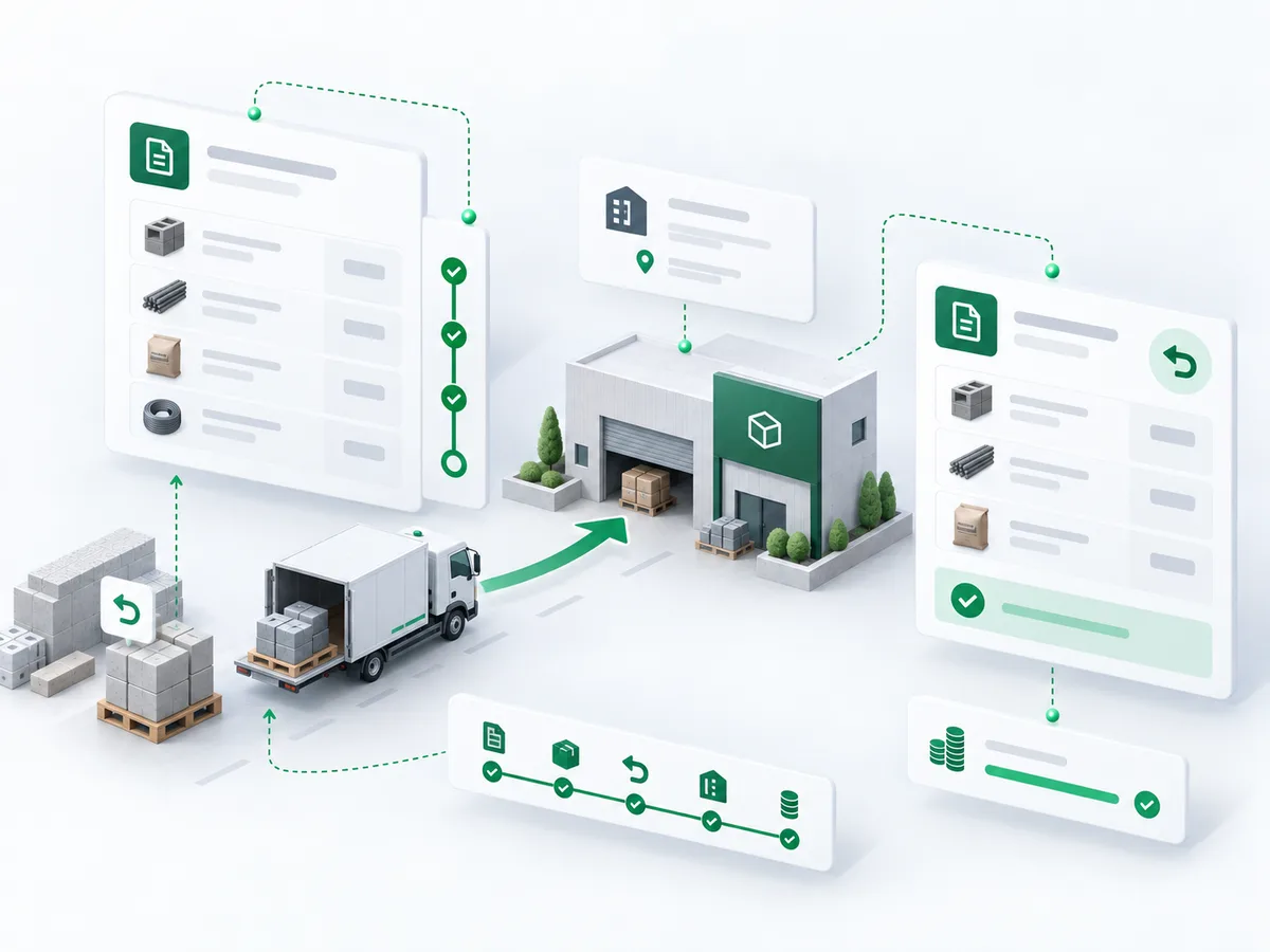 Handle vendor returns without losing the paper trail