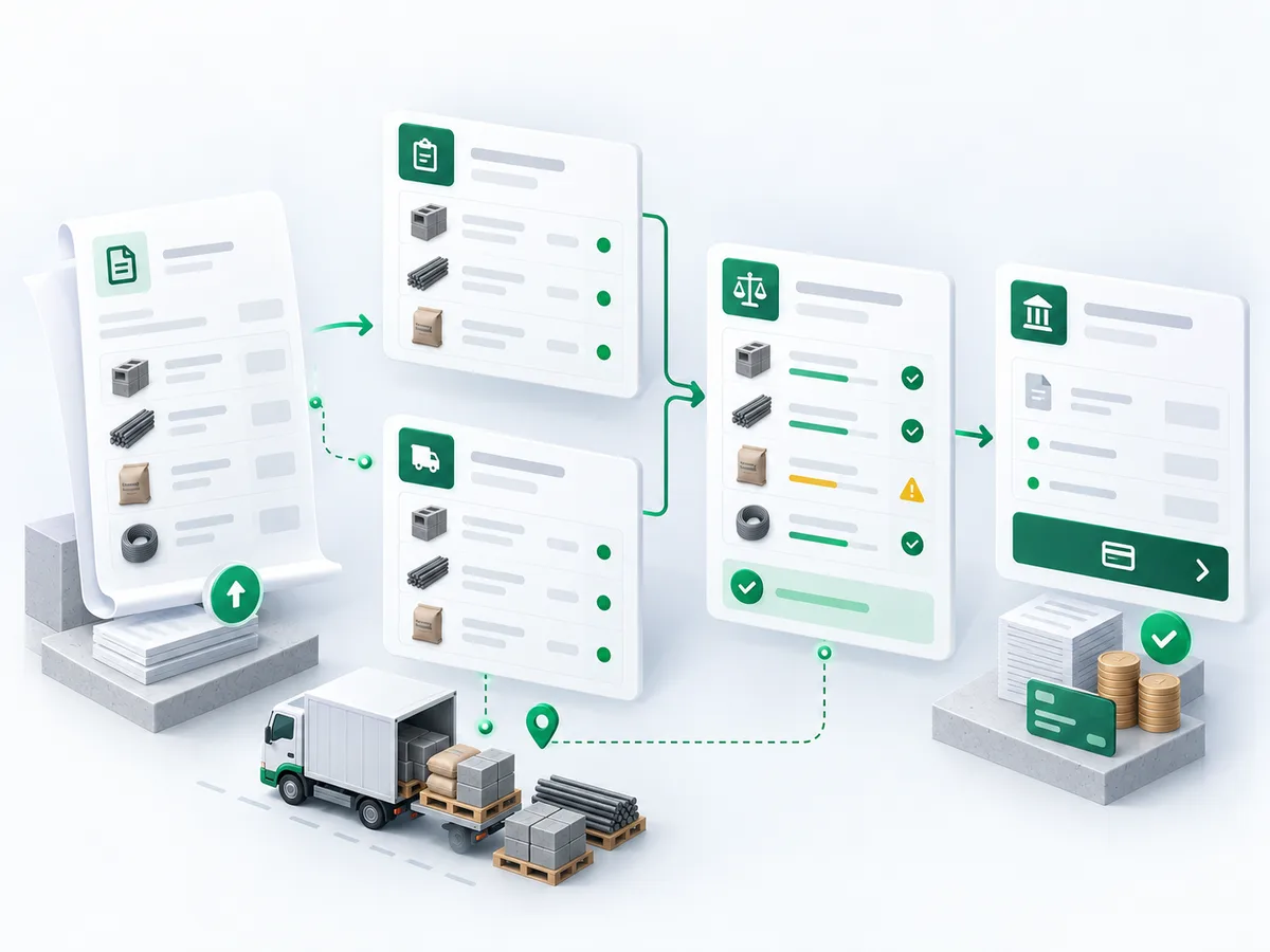 Reconcile vendor invoices against what was delivered